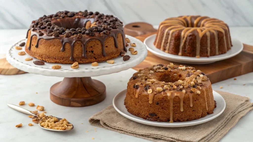 Three Variations of Applesauce Coffee Cake