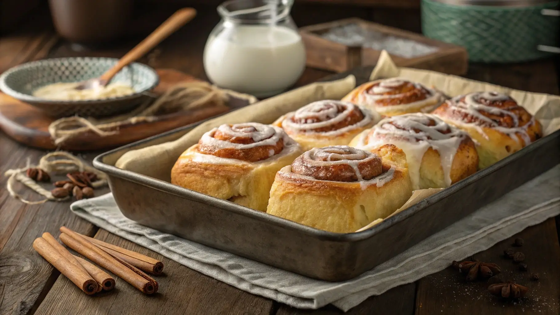 Perfect Sourdough Cinnamon Rolls Recipe with Glaze