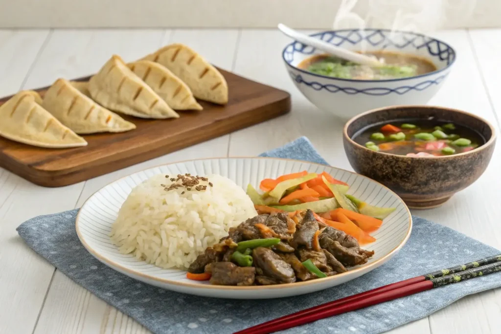 Side dishes for beef pepper rice