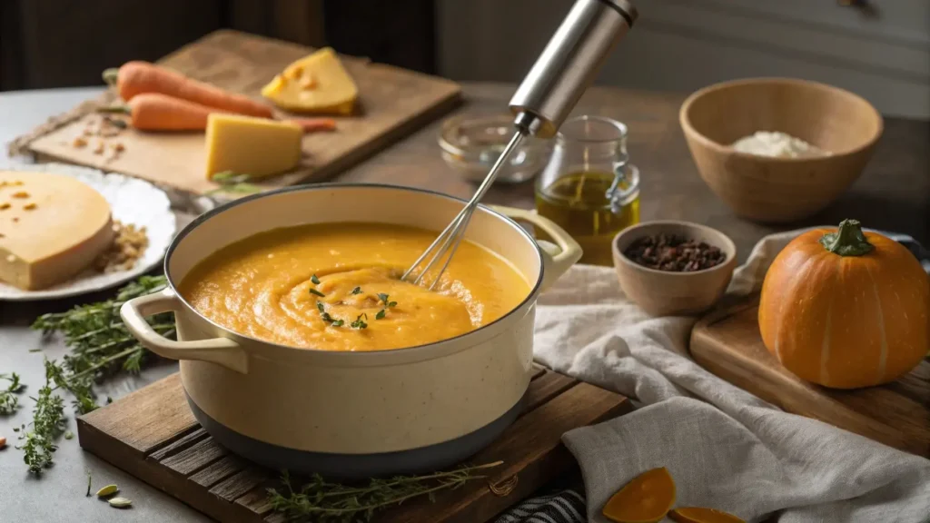 Blending panera butternut squash soup recipe for smoothness