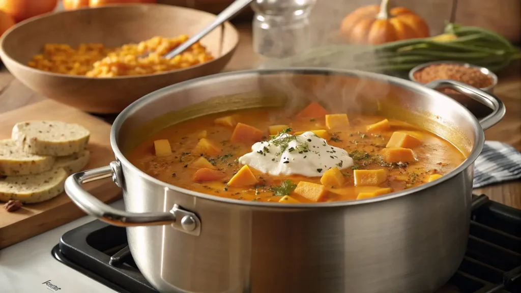 Simmering panera butternut squash soup recipe